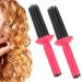Manual Hair Curler Slip Curling Wand Hairstyling Tools Curling Roll Comb Anti Hair Shaving for Wave Hair Curler