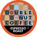 Double Donut Dark Roast Coffee Pods, Espresso Roast, Strong Coffee in Recyclable Single Serve Coffee Pods for Keurig Coffee Maker, 80 Count Espresso 80 Count (Pack of 1)