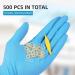 Annhua 500pcs Dental Orthodontic Elastics Rubber Bands with Placers - Penguin 4.5oz 5/16 for Crooked Teeth and Braces - Buy Online on SooperMarket.com