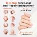 Modelones Nail Care 8-in-1 Ridge Filling Treatment for Stronger Nails | Nail Hardener, Base Coat, and Strengthener | 15ml - Buy Online on SooperMarket.com