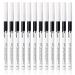 KAIQIKAIXI 12 White Eyeliner Pen  Eyebrow Pen Eye Shadow Pencil  Lip Line Pen  Eyelid Pad  Pencil Makeup Set Tool