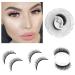 Reusable Self-Adhesive Eyelashes No Glue or Eyeliner Needed, 3 Secs To Put On False Lashes for Women(2-pairs)…