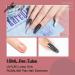 ROSALIND Blue Glitter Poly Nail Gel Set - 6PC 15ML Colors for Super Shiny Diamond Nail Extensions - Easy & Trendy Gel Nails for Beginners - Buy Online on SooperMarket.com