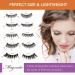 Magnetic Eyelashes with Eyeliner Kit - 5 Reusable Natural Looking Lashes - No Glue Needed - Buy Online on SooperMarket.com