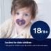LOVI Dynamic Pacifier 18 Months+ | BPA-Free Silicone 2 Pack - Stardust Collection Blue - International Shipping Available - Buy Online on SooperMarket.com