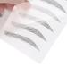 6D Waterproof Eyebrow Transfer Stickers - Professional Eyebrow Makeup Tool for Women & Girls | Black (BLACK-07) - International Shipping Available - Buy Online on SooperMarket.com