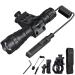 DARKBEAM Infrared 940nm Light for Night Vision Scope LED Mini IR Flashlight Must Work with Infrared Gear, Rechargeable Portable Zoomed Tactical Illuminator Kit for Hunting, Observation, Search, Rescue 501BD IR-940NM with Clip / Better concealment