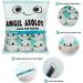 HXPLN Cute Snack Pillow Axolotl Plush Doll - Kawaii Pudding Cushion Gift for Kids - 6 Blue Axolotls Included - Buy Online on SooperMarket.com