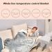 Plplaaoo Electric Heated Blanket - Safe Thermal Flannel Blanket with 6 Heating Levels for Home & Office - Ideal for Bedrooms & Living Rooms (EU220V) - Buy Online on SooperMarket.com