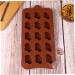 PRETYZOOM 6 Pcs Heart Silicone Molds Gum Paste Molds Chocolate Bar Molds Silicone Lollipop Mold Cupcake Molds Cookie Mould Semi Sphere Silicone Alphabet Silicone Molds Suite 3D Flower Shape - Buy Online on SooperMarket.com