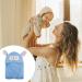 Funmo Baby Hooded Towel 70x140 cm - Soft Super Absorbent Bath Towel for Kids (0-5 Years) - Cute Blue Design - Buy Online on SooperMarket.com