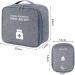 Zimohe 2PCs Waterproof Medicine Storage Bag - Large Capacity Empty Pill Organizer for Home Auto Office Camping & Travel - Gray - Buy Online on SooperMarket.com