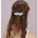Crystal Pearl Rhinestone Barrette 2Pcs - Elegant Wedding Hair Accessories for Women - Buy Online on SooperMarket.com