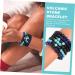 Healvian 12 Pcs Volcanic Stone Bracelet Set - Anti Nausea & Motion Sickness Jewelry for Women - Obsidian Magnetic Therapy Anklet & Wrist Chain - Assorted Colors - Buy Online on SooperMarket.com