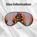 SSIMOO Firefighter Eye Mask | Soft & Breathable Sleep Patch for Women | Perfect for Travel & Relaxation | Black - Buy Online on SooperMarket.com