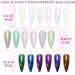 MIZHSE Chrome Nail Powder Set - 6 Colors Mermaid Aurora Moonlight Effect - Nail Art Pigment for Gel Polish - Mirror Effect Glitter Powder - Easy DIY Nail Studio - MJF002 - Buy Online on SooperMarket.com