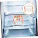 OSALADI Egg Grid Clear Plastic Tray Clear Plastic Eggs Clear Egg Container Egg Carton Side Door Memory Transparent 22.3X16.2X10.1CM - Buy Online on SooperMarket.com