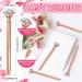 24 Pack Bridesmaid Proposal Gifts: Hair Scrunchies, Makeup Mirror, Love Knot Bracelets, Diamond Pens | Wedding Bridal Party Accessories - Buy Online on SooperMarket.com