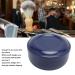 Dark Blue Razor Shell with Lid - Wide Iron Shaving Soap Cup & Foam Mug with Large Capacity for Effortless Shaving - Buy Online on SooperMarket.com