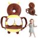 Fainfun baby head protection breathable adjustable protective pillow baby baby walker head protection to the toddler and learn to run head protection backpack for children from 5 to 24 months bee