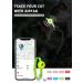 Buy Luminous Yellow Airtag Cat Neck Band | Reflective Kitten Collar with Bell | Light Tracker for Young Cats - Buy Online on SooperMarket.com
