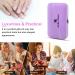 10pcs Professional Stainless Steel Manicure Pedicure Set for Travel - Violet - Buy Online on SooperMarket.com
