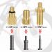 Hejo 33-Piece Bicycle Valve Adapter Set | French Valve & Air Pump Adapters | Metal with Sorting Box for Pumps & Compressors - International Shipping Available - Buy Online on SooperMarket.com