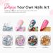 Modelones Poly Extension Gel Nail Kit - 10 Colors with 6W Nail Lamp | All-in-One Poly Builder Nail Gel Set for Women - Buy Online on SooperMarket.com
