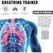 Breathing Trainer Iron Lung Breath Trainer Improve Lung Capacity Adjustable Resistance Lung Exerciser Device Portable Handheld Lung Expansion Training Tool with Storage Bag - Buy Online on SooperMarket.com