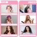 Jumbo Hair Rollers Set Hair Rollers Self Grip Curlers For Long Hair No Heat Curlers Heatless Hair Rollers With Clips & Comb 24 Packs (Red 24Pcs) - Buy Online on SooperMarket.com