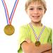 Shindel 24PCS Kids Plastic Gold Winner Award Medals with Neck Ribbon - Perfect for Party Favors, Birthdays, and Dress up - Buy Online on SooperMarket.com