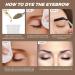 Simpout Henna Eyebrow Tint Kit - Dark Brown | Natural, Instant DIY Brow Coloring at Home and Salon - Buy Online on SooperMarket.com