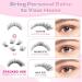 Glowing Win Individual Eyelash Extensions Set - DIY Cluster Lashes Kit with 144 PCS Lash Bond & Seal Tweezers | 8-16mm Natural False Eyelashes for Stunning Looks - Buy Online on SooperMarket.com