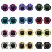 10pairs 25mm Owl Bird Glass Eyes for Art Dolls Sculptures Props Masks Fursuits Jewelry Making Taxidermy Flatback