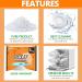 dishwasher salt 5kg powerful crystal limescale remover on your glassware and water softener life & improving its performance 99% purity (2 pack) - Buy Online on SooperMarket.com
