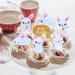 Easter Bunny Cake Decoration Set - 36 Rabbit Cupcake Picks & Kids Birthday Party Decor - Buy Online on SooperMarket.com