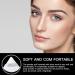 12 Pcs Powder Puff Makeup Puff Triangle Powder Puff Soft Powder Sponge Reusable Makeup Triangle Sponges with Strap for Loose Powder Body Cosmetic Foundation Wet Dry Makeup Tool Black and White - Buy Online on SooperMarket.com