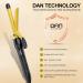 DAN Technology 3/4 Inch Tourmaline Ceramic Hair Curling Iron - Fast Heating LCD Screen Auto Off | Ideal for DIY & Salon Use (Gold Black - Buy Online on SooperMarket.com