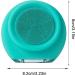 DASHIELL Face Brush Cleanser - Electric Facial Brush Gentle Silicone Face Wash Brush Silicone Waterproof Face Brush for Birthdays Anniversaries Facial Cleansing Holidays Green - Buy Online on SooperMarket.com
