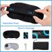 Heated Eye Mask for Dry Eyes - Cordless Electric USB Rechargeable Heating Pad for Stye Sinus MGD - Hot Therapy Compress for Men Women - Silk Sleep Mask - Black - Buy Online on SooperMarket.com