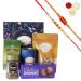Ghasitaram Gifts Jaiccha Rakhi for Brother Ghasitaram Tea Coffee Hamper Box with 2 Rakhis