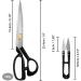 Handi Stitch 10 Inch Fabric Scissors - Heavy Duty Sewing and Craft Shears for Fabric, Leather, Denim - Tailor Shears Multipurpose - Buy Online on SooperMarket.com