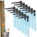 Maple Syrup Taps with 24in Tubes 12 Set Maple Syrup Tapping Kit Food Grade Non-Slip Maple Syrup Tapping Kit L-Shaped Tree Taps for Syrup Maple Syrup Supplies