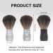 Razor Brush for Beard Care | Practical Hair & Beard Brush | Matt Silver Shaving Tool for Men - Buy Online on SooperMarket.com