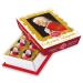 Vine Mozart balls baroque 6-pack Mozart balls made of dark chocolate filled with pistachio marzipan almonds and hazelnut nougat 120g (6 mozart balls) chocolate (1 Pack)