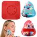 Jomewory Powder Puff for Face Powder Dragon Pattern Setting Powder Puff - Makeup Sponges with Storage Box Beauty Makeup Tools for Loose Powder Setting