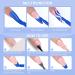 Saviland French Gel Nail Polish - 10ML Blue U V LED Soak Off Quick French Manicure DIY Gel Polish - 0.34 Fl Oz - Buy Online on SooperMarket.com