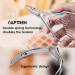 Professional Cuticle Nippers Precision Manicure Nail Clippers Stainless Steel Scissors Thick and Ingrown Nails Hospital Grade Podiatry Tool - Buy Online on SooperMarket.com