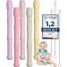 Okonkn bite tube Baby 5-Set Beißring Baby Dental Aid Baby BPA-Free Silicone Baby Accessories for Boys and Girls from 3 months + 5 pieces of girls