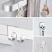 Razor Keeper Razorhaken Self-Adhesive Shower Hooks - Towel Organizer for Bathroom & Kitchen - Pack of 2 (Silver) - Buy Online on SooperMarket.com